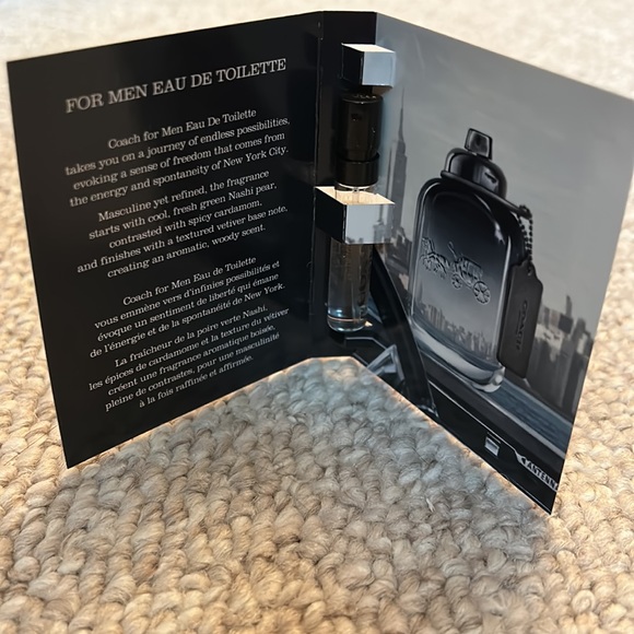 Brand New Coach New York Men’s Eau De Toilette Travel/Sample Size - Picture 7 of 8